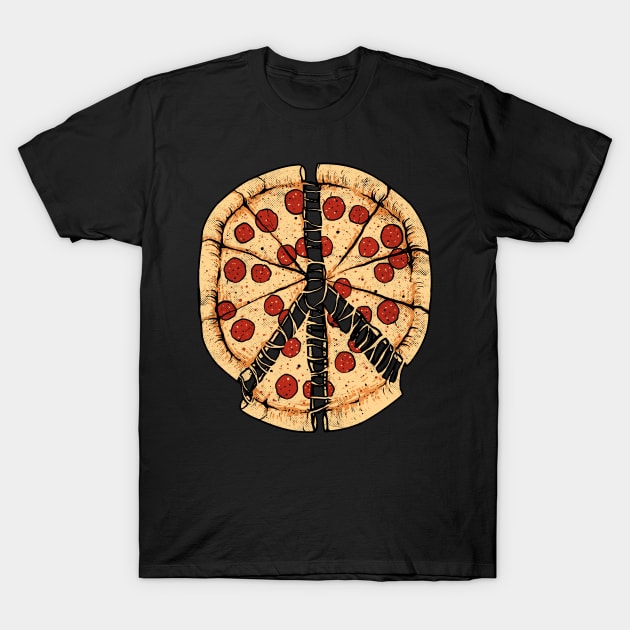 Peacezza T-Shirt by quilimo